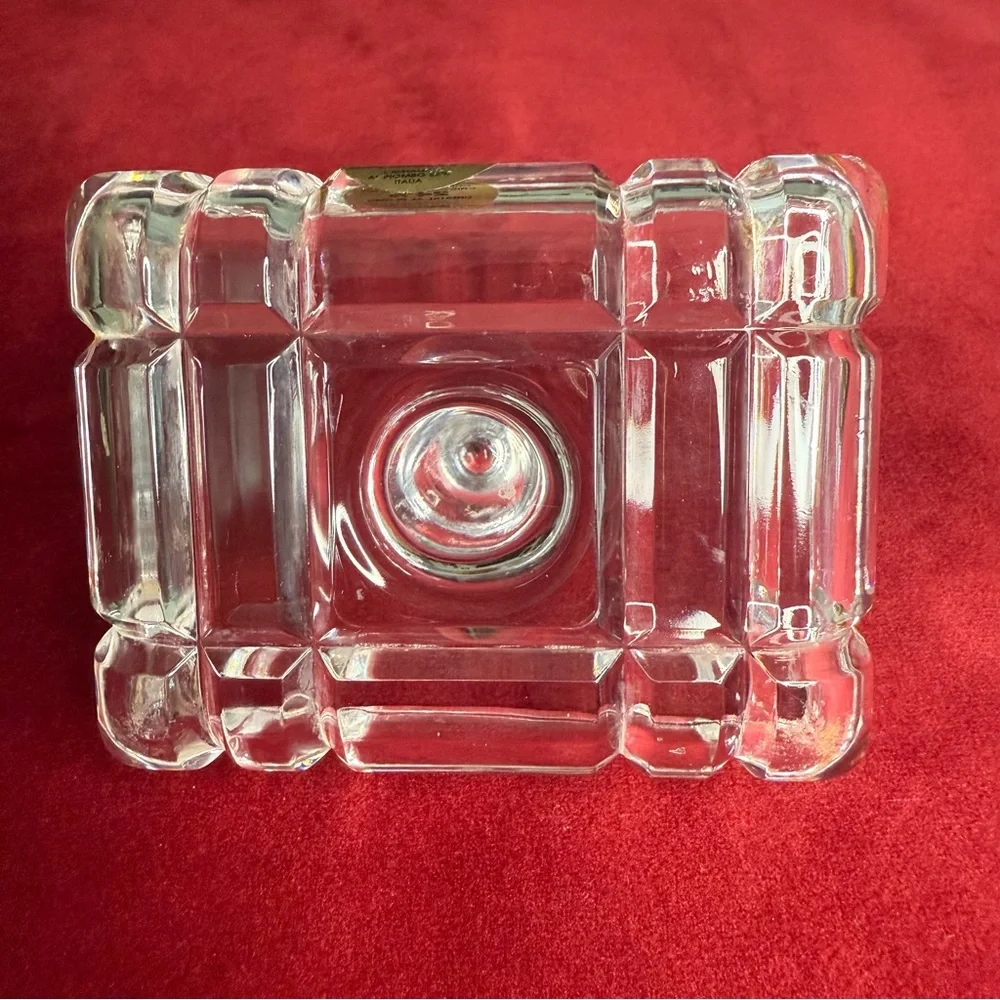 Elegant RCR Clear Royal Crystal Rock Ring Holder from Italy - Picture 3 of 8